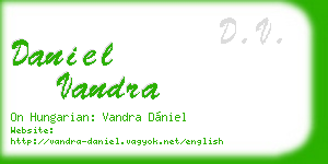 daniel vandra business card