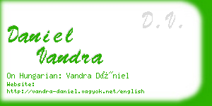 daniel vandra business card